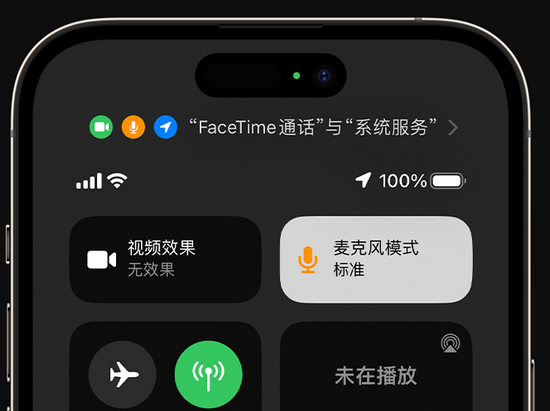 吴江苹果授权维修网点分享iPhone在通话时让你的声音更清晰 